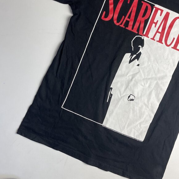Scarface Shirt Mens M Black Movie Print Graphic Short Sleeve - Picture 4 of 10